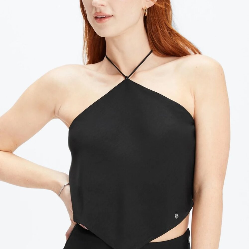 Fabletics Scarf Top (Black)